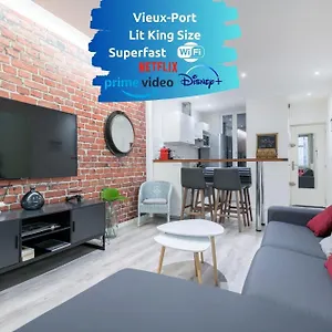 Sud Passion - Fada Vieux Port - Calme - Linge De Qualite - Lit King Size - Fibre Apartment Marseilles